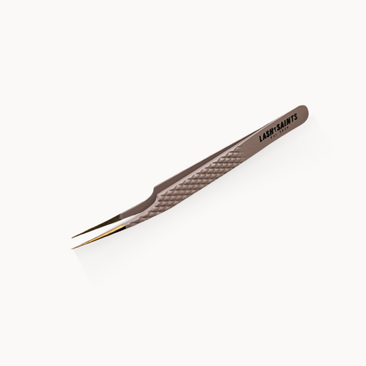 Straight Gold Tip Isolating Tweezers