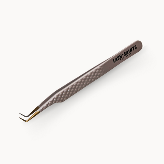 Ultimate Fanning Gold Fiber Tip Tweezers